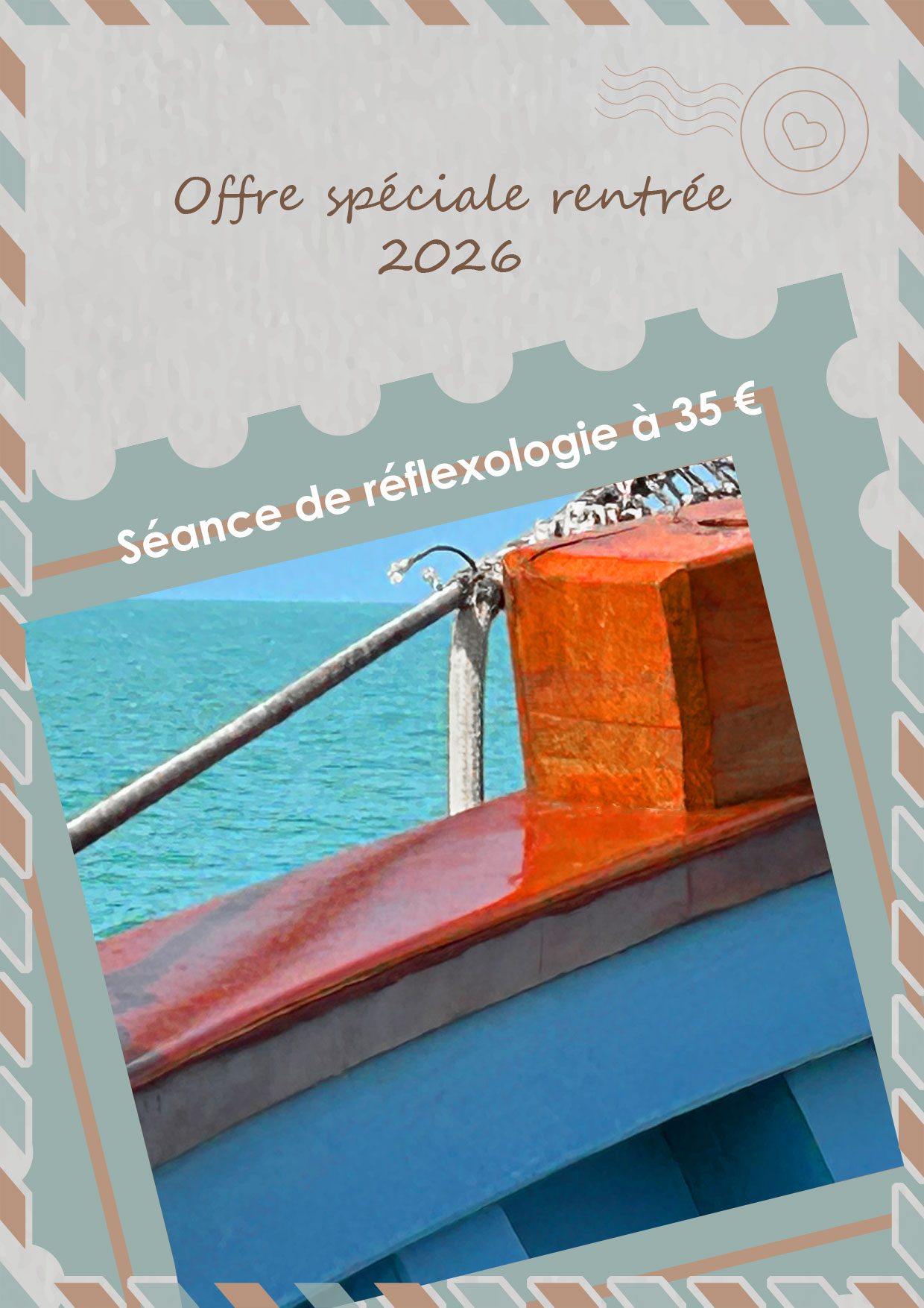 Offre spéciale rentrée 2026 – Séance de réflexologie à 35 €