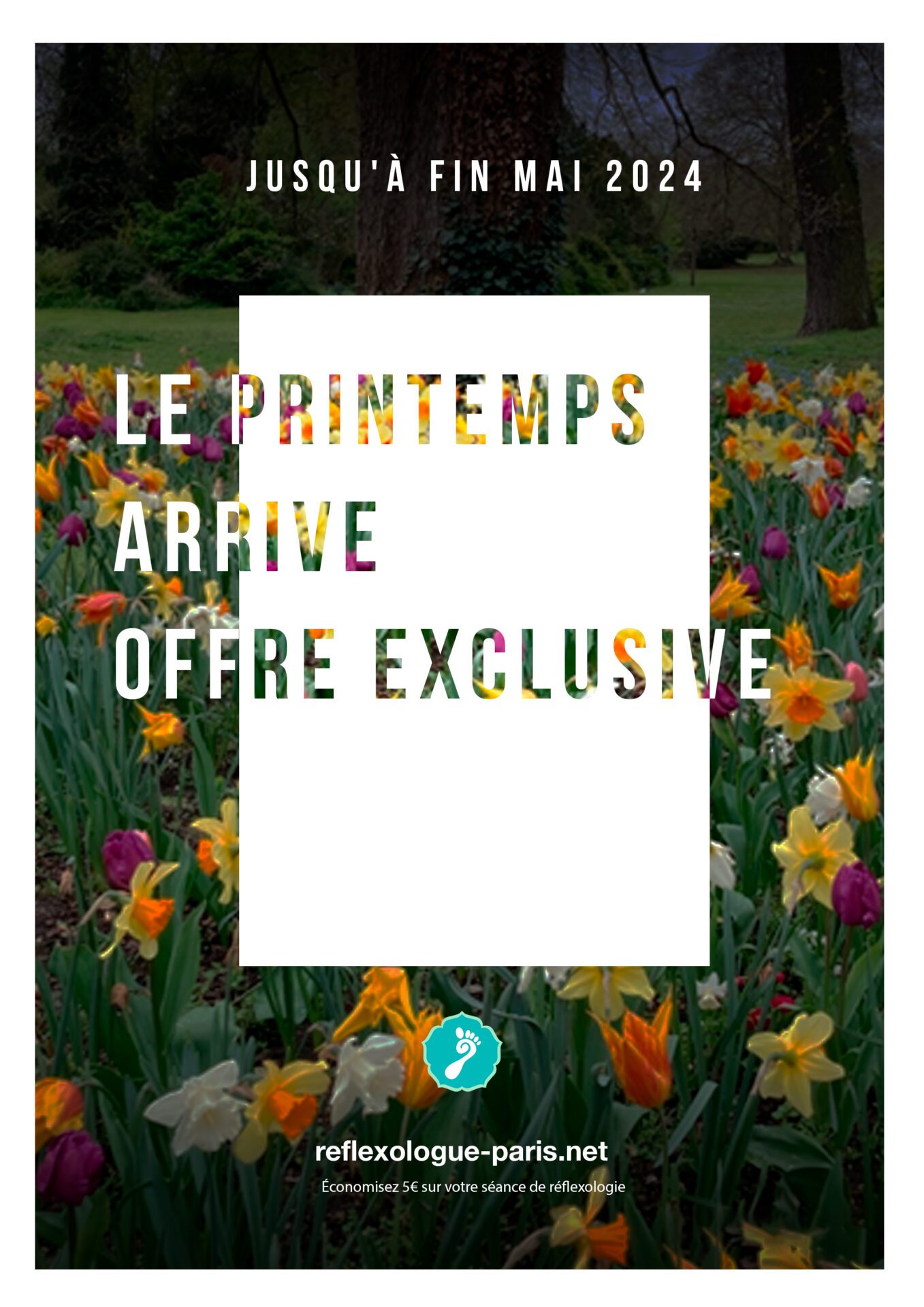 Offre exclusive : Économisez 5€ sur votre séance de réflexologie ce printemps jusqu'à fin mai 2024